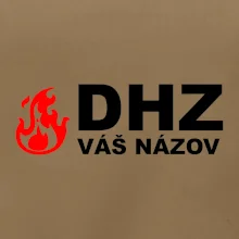 DHZ (oheň, názov sboru - vlastný nápis)