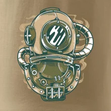 Starý potápačský skafander