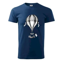 Teplovzdušný balón kreslený