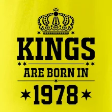 Kings are born in 1978