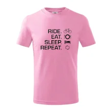 Ride Eat Sleep Repeat bicykel