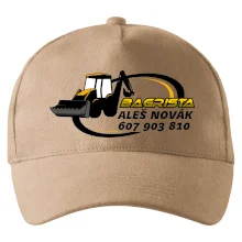 Bagrista v kruhu - vlastný nápis