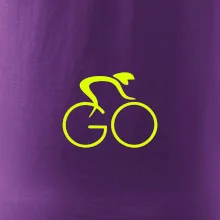 GO - Fluo cyklista malý