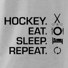 Pozemný hokej eat sleep repeat Pozemný hokej eat sleep repeat