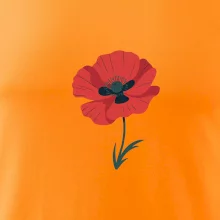 Vlčí mak kreslený veľký