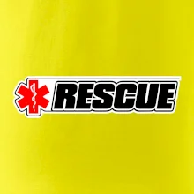 Záchranár rescue kríž červený Záchranár rescue kríž červený