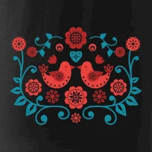 folklór - dva červené vtáčiky