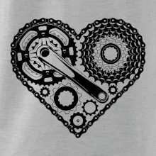 Srdce plné cyklo dielov