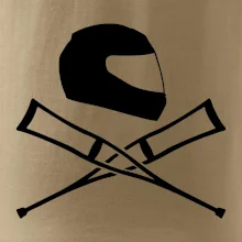 Cestná helma / barle