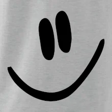 Emoji bez obrysu - usmev