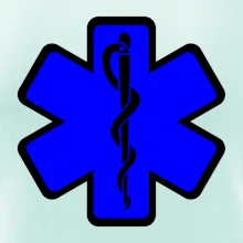 Rescue - Hviezda na prsníku + nápis na chrbte Rescue - Hviezda na prsníku + nápis na chrbte