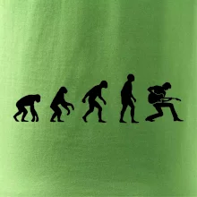 Evolúcia gitarista - kľačiaci