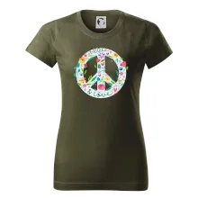 Peace and love symbol