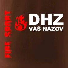DHZ (oheň, firesport, názov sboru - vlastný nápis)