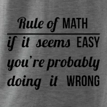 Rule of math Rule of math