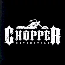 Chopper nápis Chopper nápis