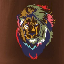 Hlava leva kreslená jednoduchá