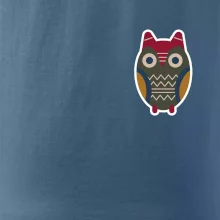 Folklór na prsníku sova