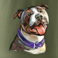 Americký stafordšírsky teriér kreslený