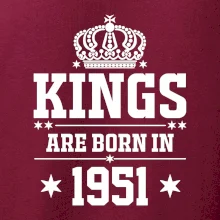 Kings are born in 1951
