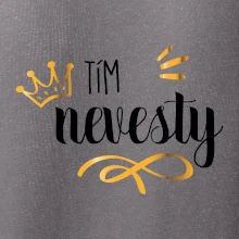 Tím nevesty princezná - zlatá potlač