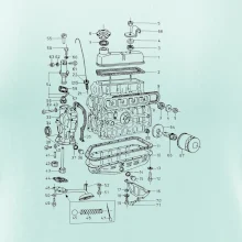 Motor škoda 105-136