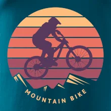 MTB farebný bicykel západ slnka MTB farebný bicykel západ slnka