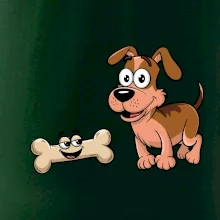 Parové tričko - Pes a kosť