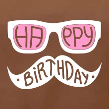 Mustache narozeniny - okuliare