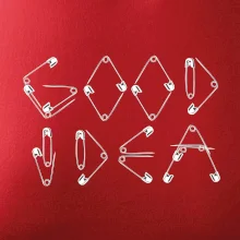 Good Idea nápis zatvárací špendlík