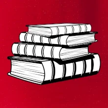 Knihy čiernobiele na sebe