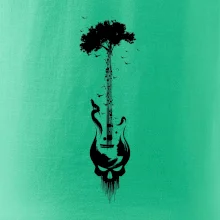 Gitara strom a lebka