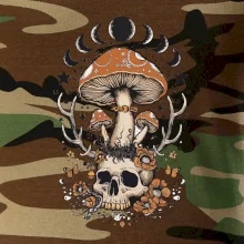 Goblincore magical mushroom