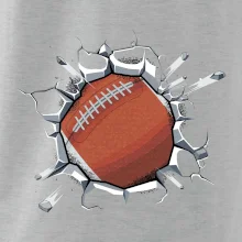 Americký futbal lopta v triku