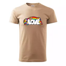 Love s dúhou v pozadí Love s dúhou v pozadí