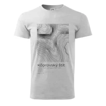 Kôprovský štít - vrstevnice v obdĺžniku