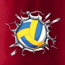 Volejbal lopta v triku Volejbal lopta v triku