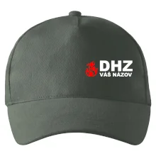 DHZ (oheň, názov sboru - vlastný nápis)