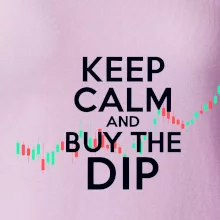 Zelenočervený graf Keep Calm and Buy the Dip Zelenočervený graf Keep Calm and Buy the Dip