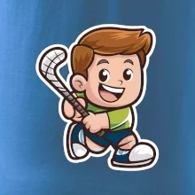 Ikona pozemný hokej chlapec