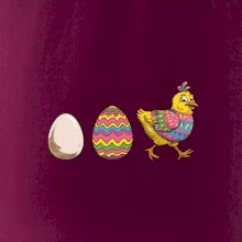 Evolúcia vajíčka - veľká noc - sliepka