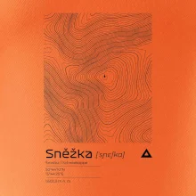 Snežka - vrstevnice v obdĺžniku