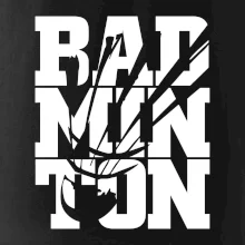 Badminton nápis Badminton nápis