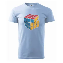 Rubikova kocka kreslená