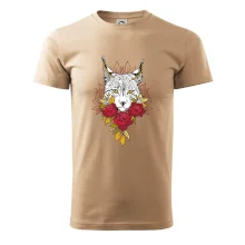 Rys s červenými ružami (Pecka design)