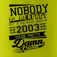 Nobody is perfect - 2003
