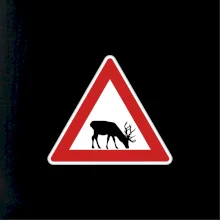 Dopravná značka - Pozor žreb