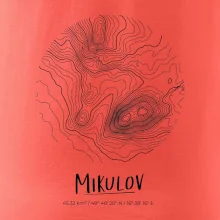 Mikulov - vrstevnice v kruhu