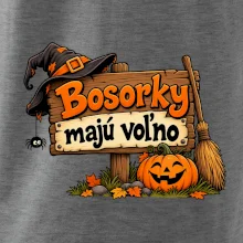 Bosorky majú voľno - tabuľa s tekvicou