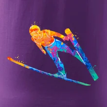 Skokan na lyžiach splash